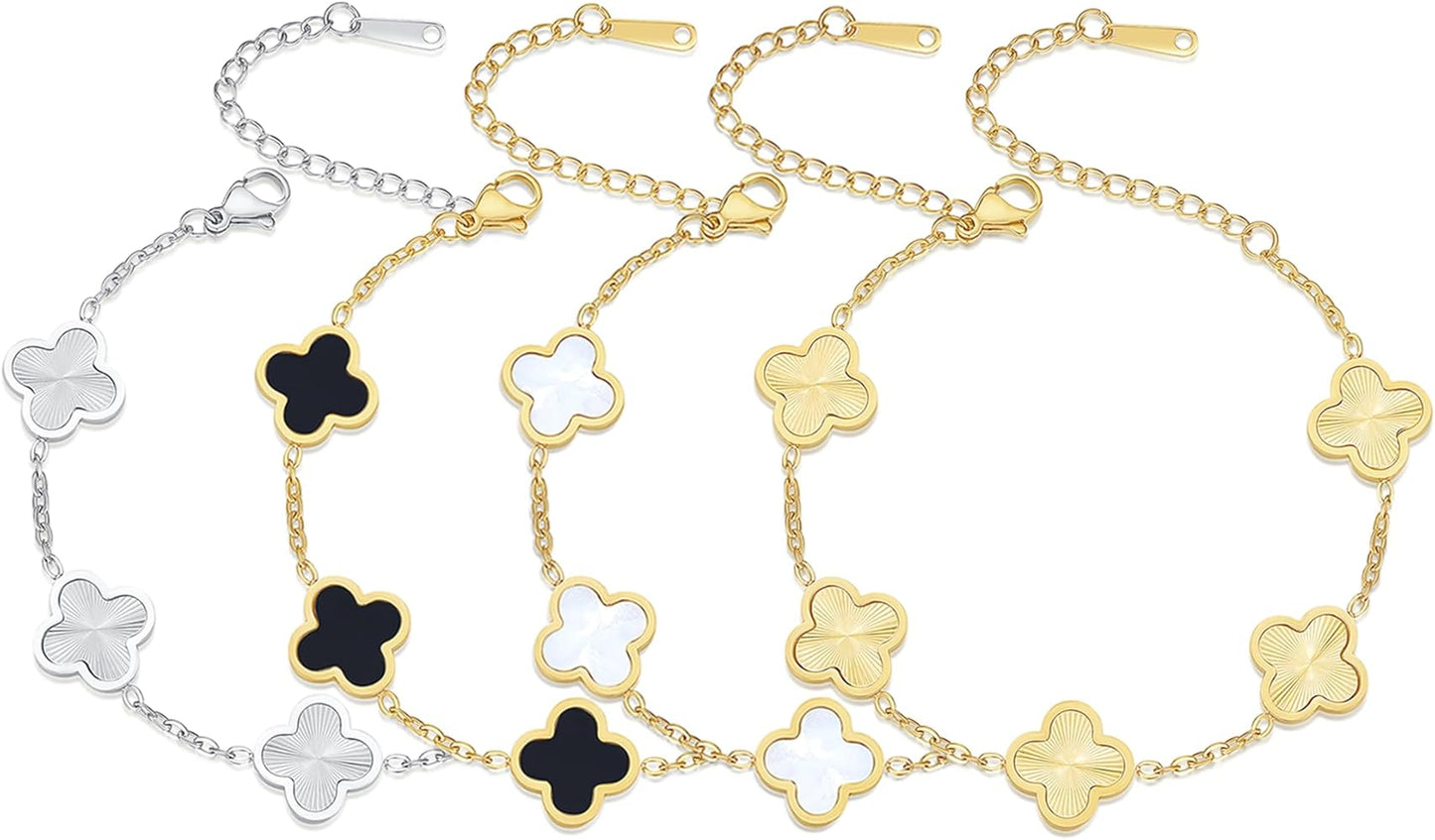 Pulsera Clover: Elegancia y Suerte en Cada Detalle - Automaticprime