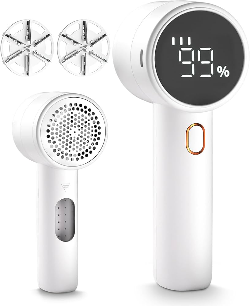 Removedor de Pelusa Recargable con Pantalla Digital