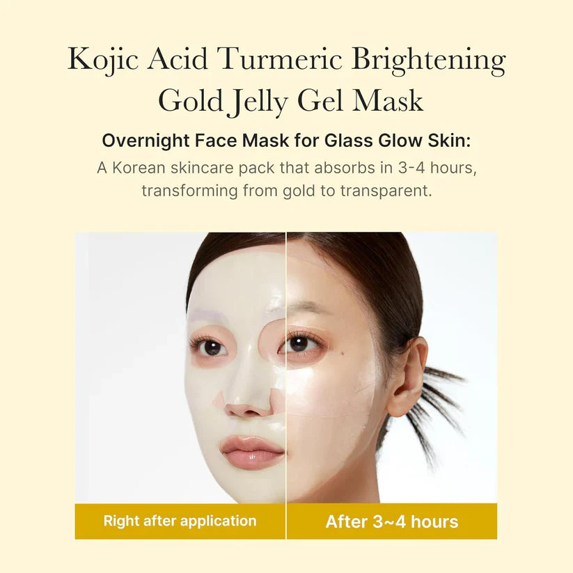 Medicube Kojic Acid Turmeric Gold Jelly Gel Mask | Brightening Overnight Face Mask