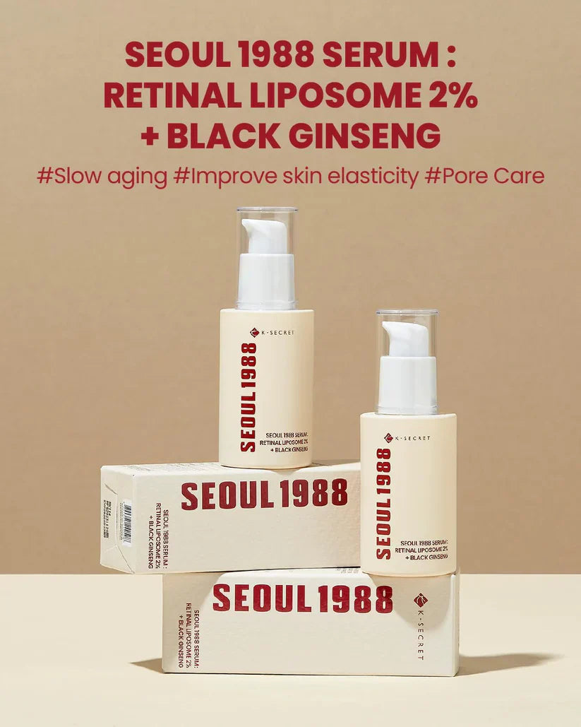 K SECRET SEOUL 1988 Serum : Retinal Liposome 2% + Black Ginseng