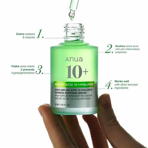 Anua Azelaic Acid 10 Hyaluron Redness Soothing Serum 30ml Set
