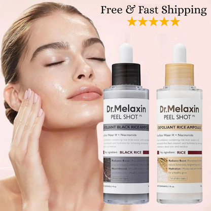 Dr.Melaxin Peel Shot Exfoliating Black Rice Ampoule (80ml)
