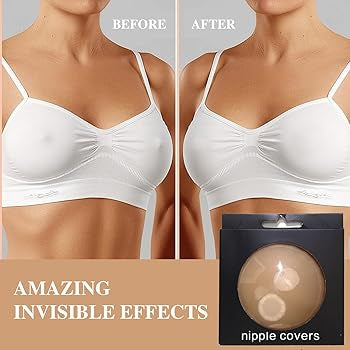 Go Braless Sujetador invisible ultrafino cubrepezones a prueba de sudor - Automaticprime