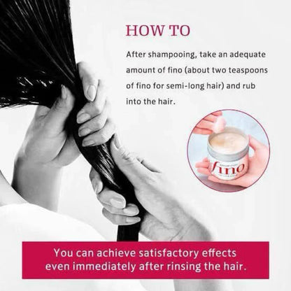 Fino Premium Touch Complete Hair Care Set (Shampoo + Conditioner + Treatment Mask + Oil )