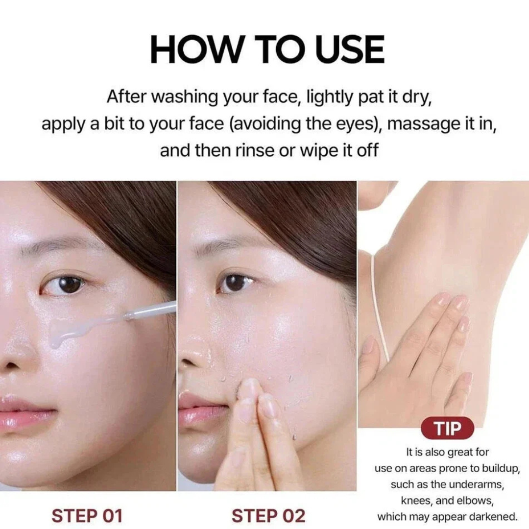 Dr.Melaxin Peel Shot Exfoliating Black Rice Ampoule (80ml)