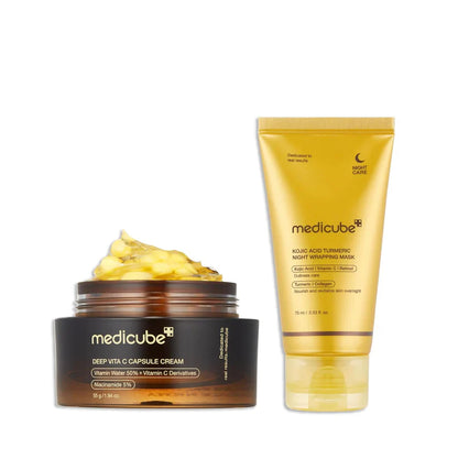 Medicube Vitamin C Moisturizer & Turmeric Overnight Mask