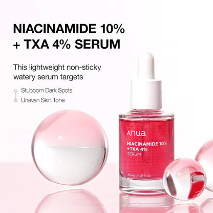 Anua Dark Spot Correcting Serum Double Set - Niacinamide 10% + TXA 4% Serum