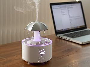 Humidificador de Aire Umbrella: Luz Colorida y Esencia Refrescante para tu Bienestar - Automaticprime