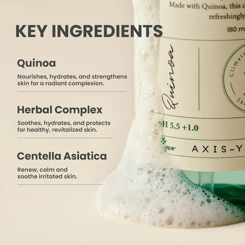 AXIS-Y Quinoa One Step Balanced Gel Cleanser - 180 ml