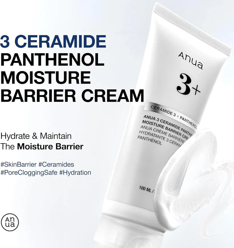 ANUA 3 Ceramide Panthenol Moisture Barrier Cream 100ml