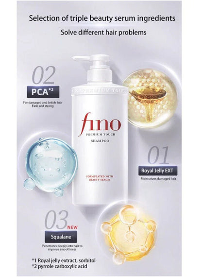 Complete Fino Haircare Set Hair Shampoo, Conditioner and Hair Mask