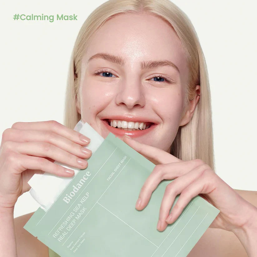 BIODANCE Green Bio-Collagen Real Deep Mask – Intense Firming &; Deep Hydration Treatment  | 4ea/ 8ea/ 12ea/16a