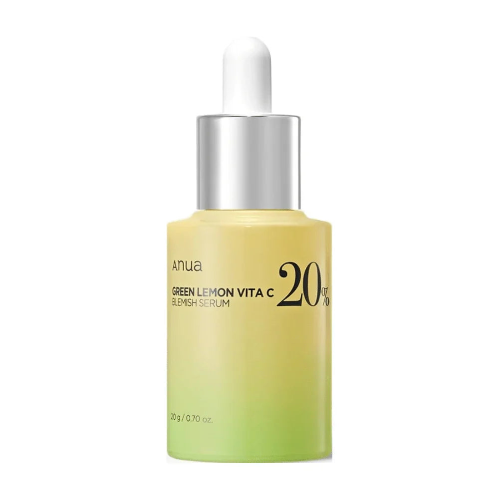 Anua Green Lemon Vitamin C 20% Facial Blemish Serum For Dark Spots 20g