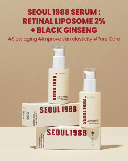 K SECRET SEOUL 1988 Serum : Retinal Liposome 2% + Black Ginseng