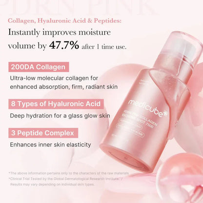 Medicube PDRN Pink Collagen Exosome Shot Serum 7,500 PPM 30ml