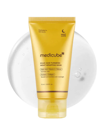 Medicube KOJIC ACID TURMERIC NIGHT WRAPPING MASK 75ML