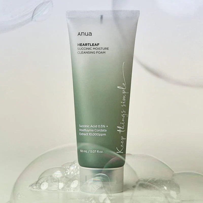 ANUA Heartleaf Succinic Moisture Cleansing Foam 150ml
