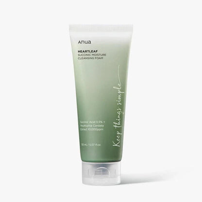 ANUA Heartleaf Succinic Moisture Cleansing Foam 150ml