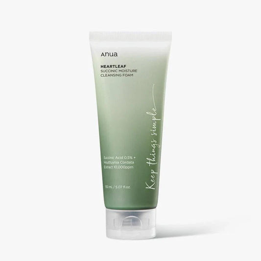 ANUA Heartleaf Succinic Moisture Cleansing Foam 150ml