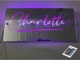 Espejo Iluminado con Nombre LED - Automaticprime