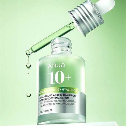 Anua Azelaic Acid 10 Hyaluron Redness Soothing Serum 30ml Set